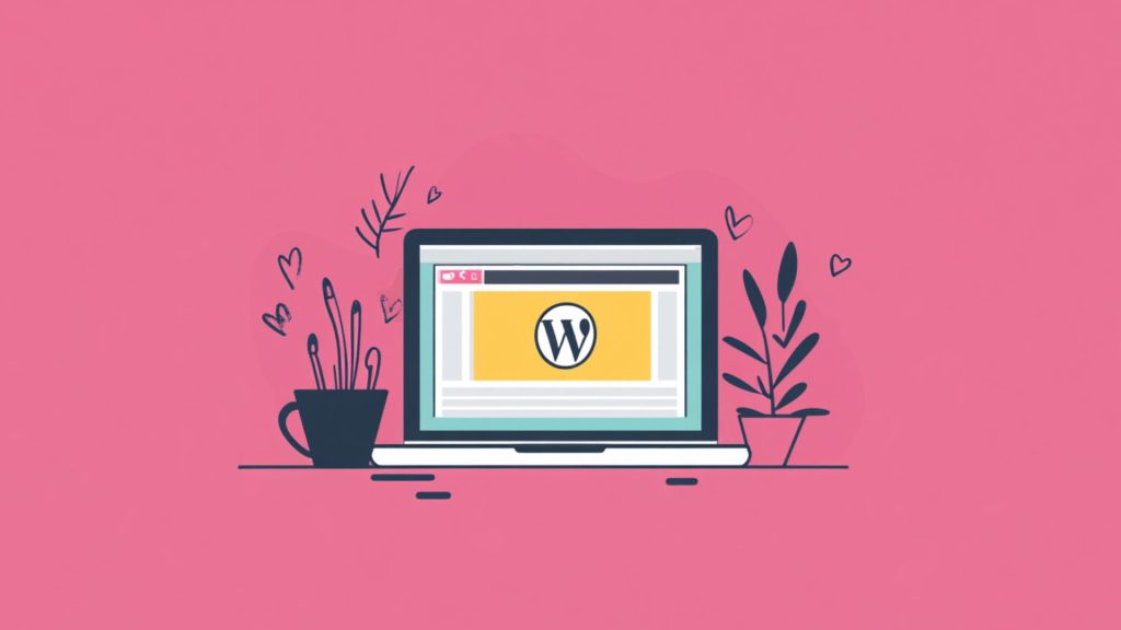 Building a website with WordPress – small business owner editing their site